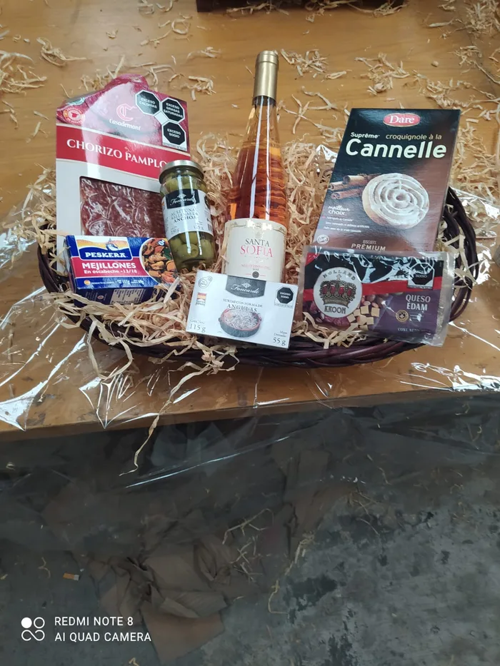 Canasta navideña de la línea de canastas navideñas puebla